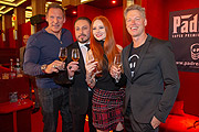 Ralf Moeller, Klemens Hallmann, Barbara Meier, Patrick M. Knapp Schwarzenegger, Padre Azul Party, Roomers Hotel, Muenchen, 01. Dezember 2018, Foto: People Picture/Willi Schneider